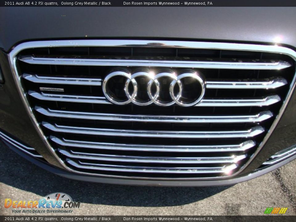 2011 Audi A8 4.2 FSI quattro Oolong Grey Metallic / Black Photo #28