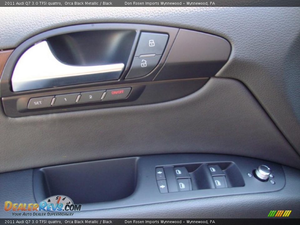 2011 Audi Q7 3.0 TFSI quattro Orca Black Metallic / Black Photo #14