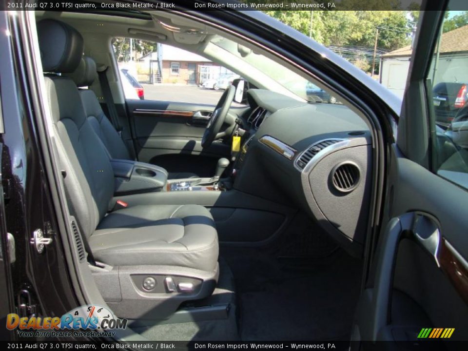 2011 Audi Q7 3.0 TFSI quattro Orca Black Metallic / Black Photo #19