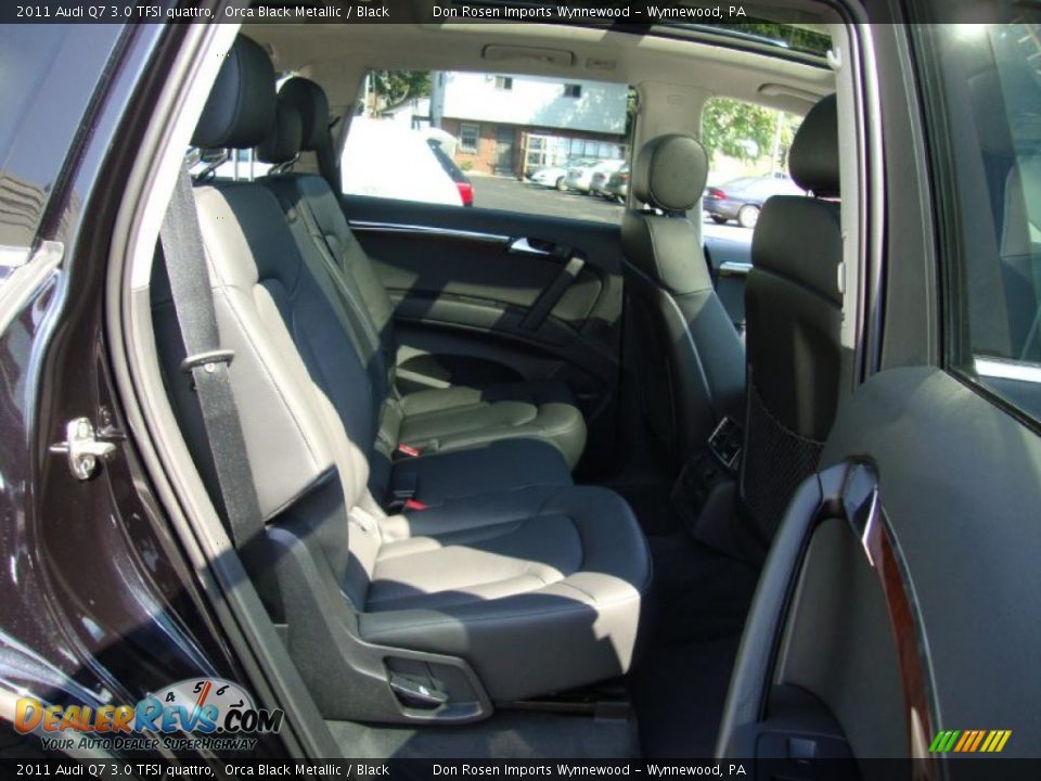 2011 Audi Q7 3.0 TFSI quattro Orca Black Metallic / Black Photo #20