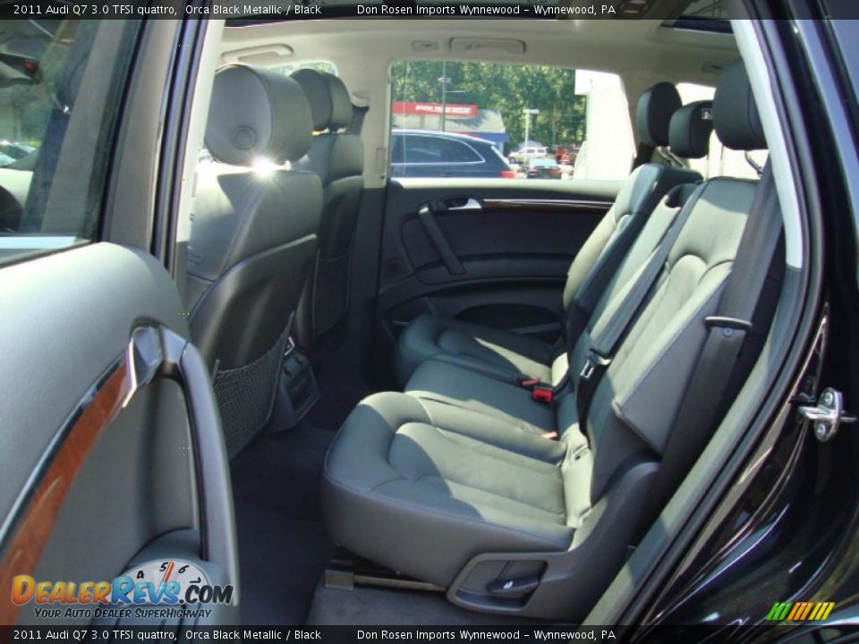 2011 Audi Q7 3.0 TFSI quattro Orca Black Metallic / Black Photo #22