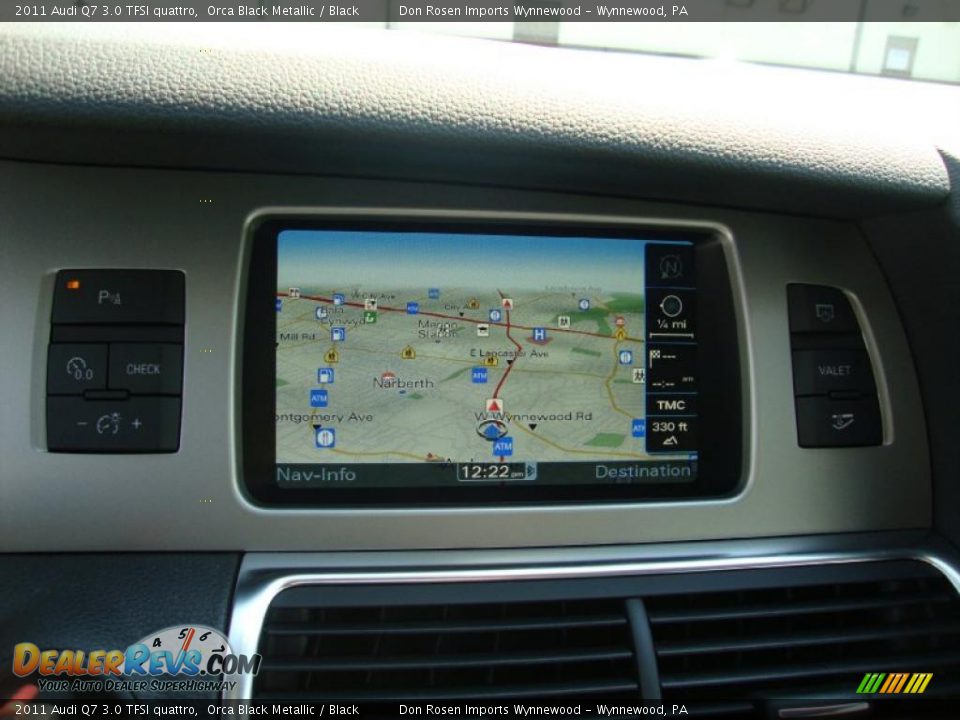 2011 Audi Q7 3.0 TFSI quattro Orca Black Metallic / Black Photo #29