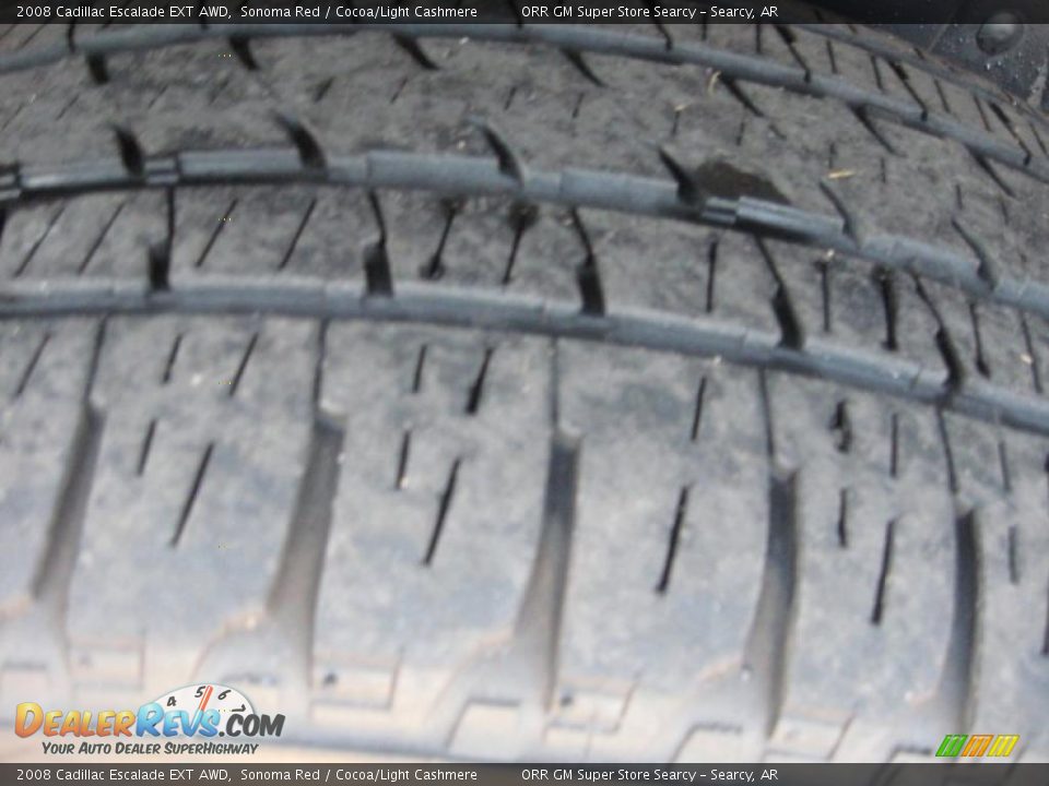 2008 Cadillac Escalade EXT AWD Sonoma Red / Cocoa/Light Cashmere Photo #8