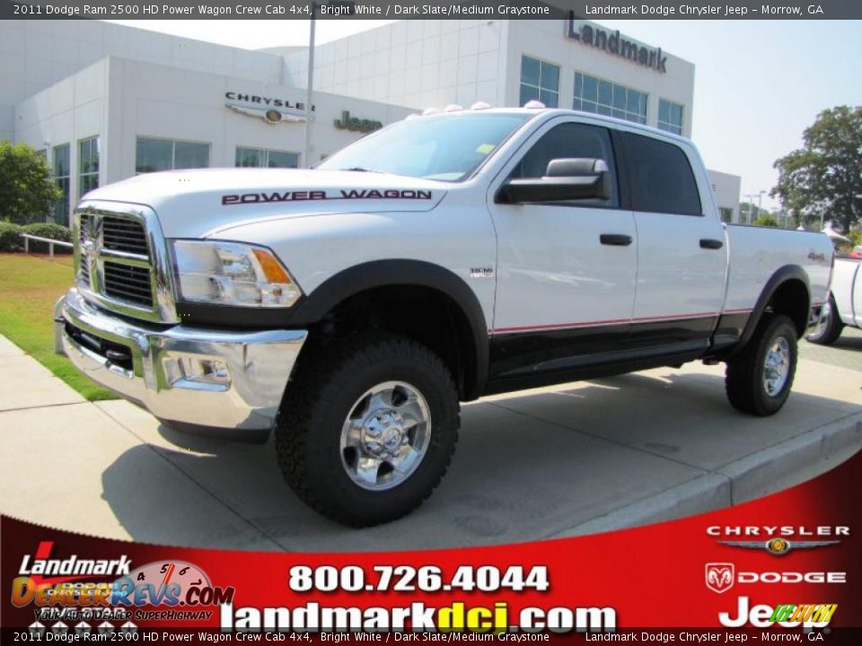 2011 Dodge Ram 2500 HD Power Wagon Crew Cab 4x4 Bright White / Dark Slate/Medium Graystone Photo #1