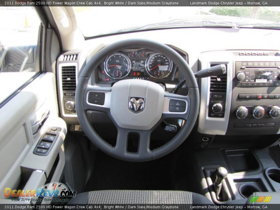 2011 Dodge Ram 2500 HD Power Wagon Crew Cab 4x4 Bright White / Dark Slate/Medium Graystone Photo #12