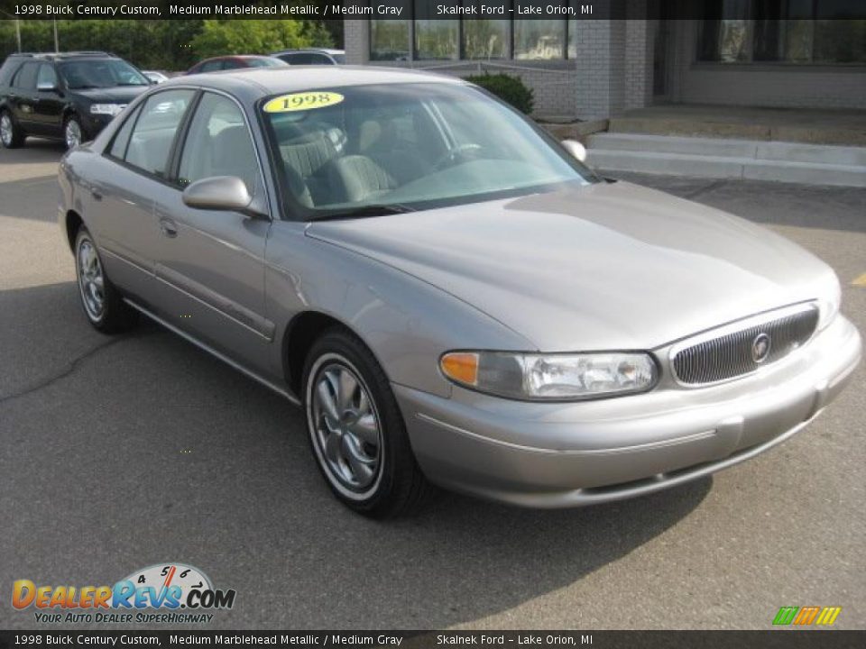 1998 Buick Century Custom Medium Marblehead Metallic / Medium Gray Photo #1