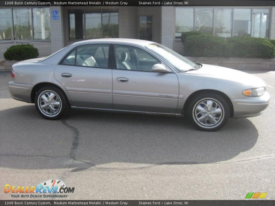 1998 Buick Century Custom Medium Marblehead Metallic / Medium Gray Photo #2