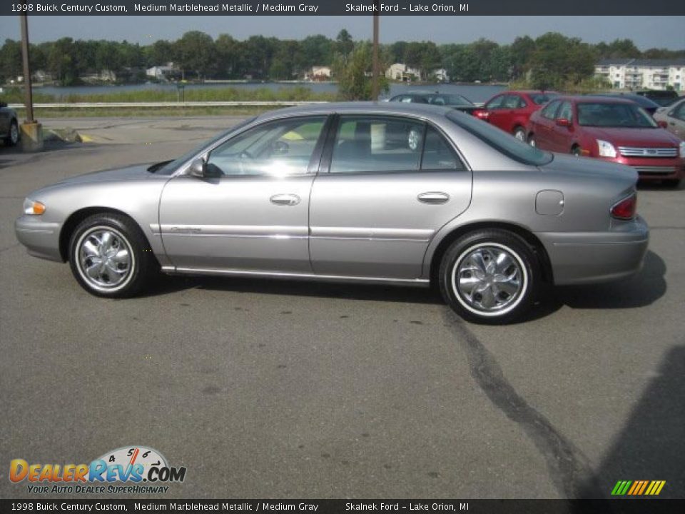 1998 Buick Century Custom Medium Marblehead Metallic / Medium Gray Photo #7