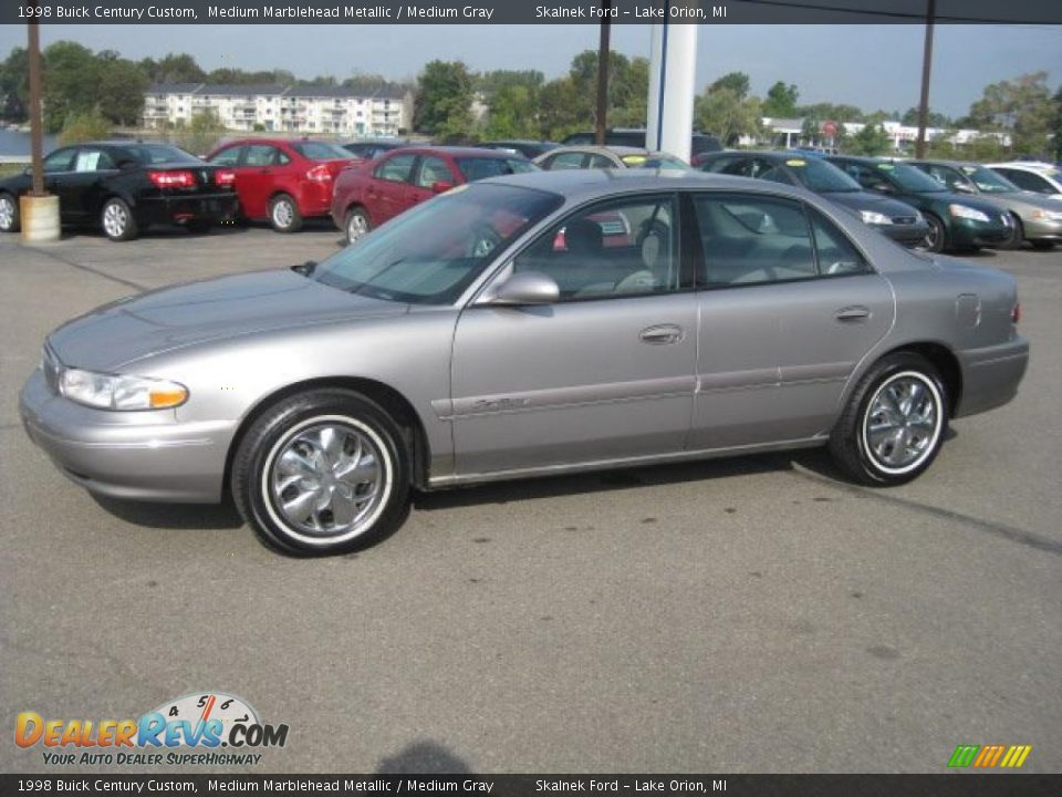 1998 Buick Century Custom Medium Marblehead Metallic / Medium Gray Photo #8