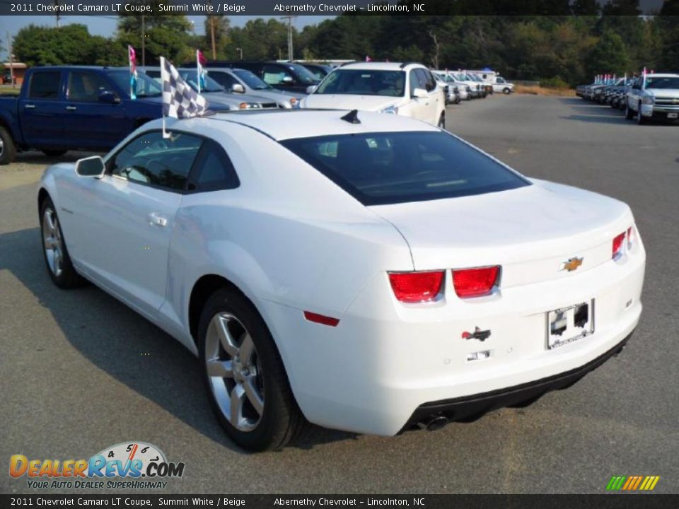 2011 Chevrolet Camaro LT Coupe Summit White / Beige Photo #2