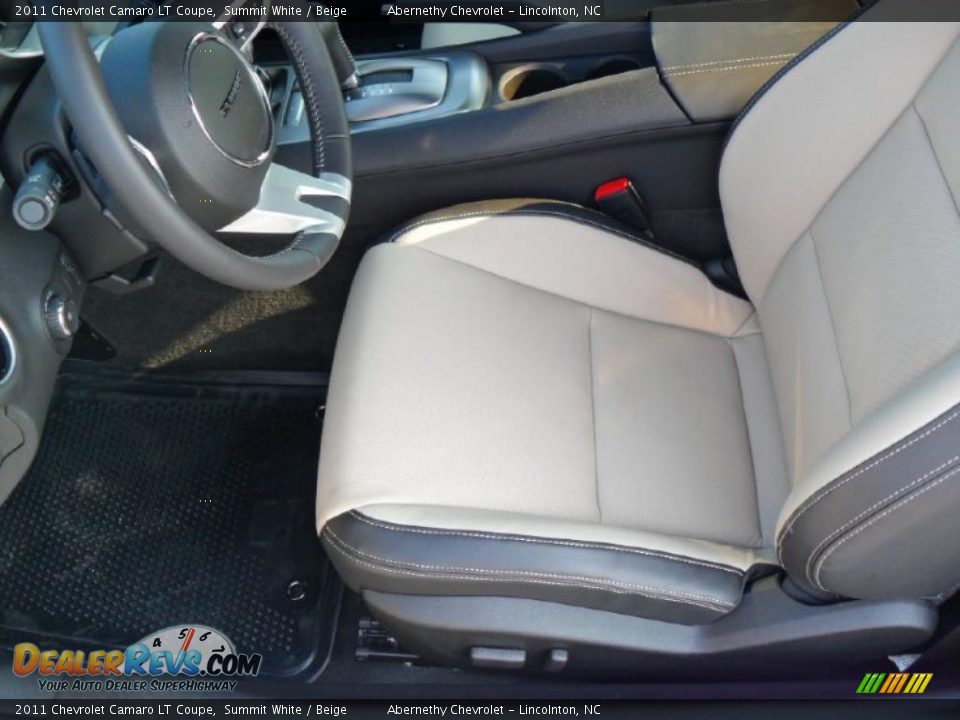 2011 Chevrolet Camaro LT Coupe Summit White / Beige Photo #7