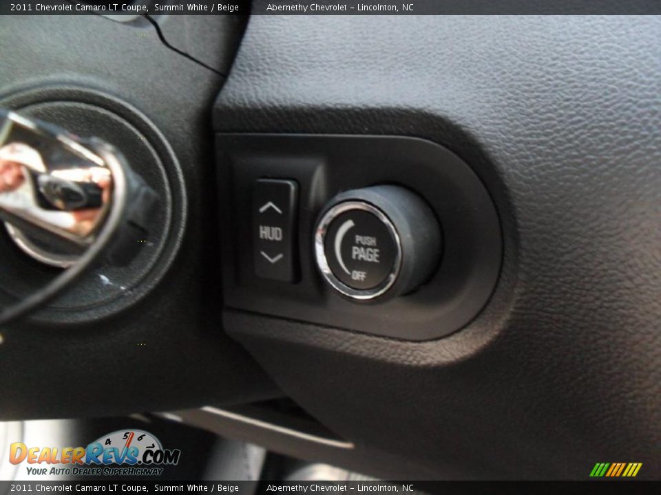 2011 Chevrolet Camaro LT Coupe Summit White / Beige Photo #14