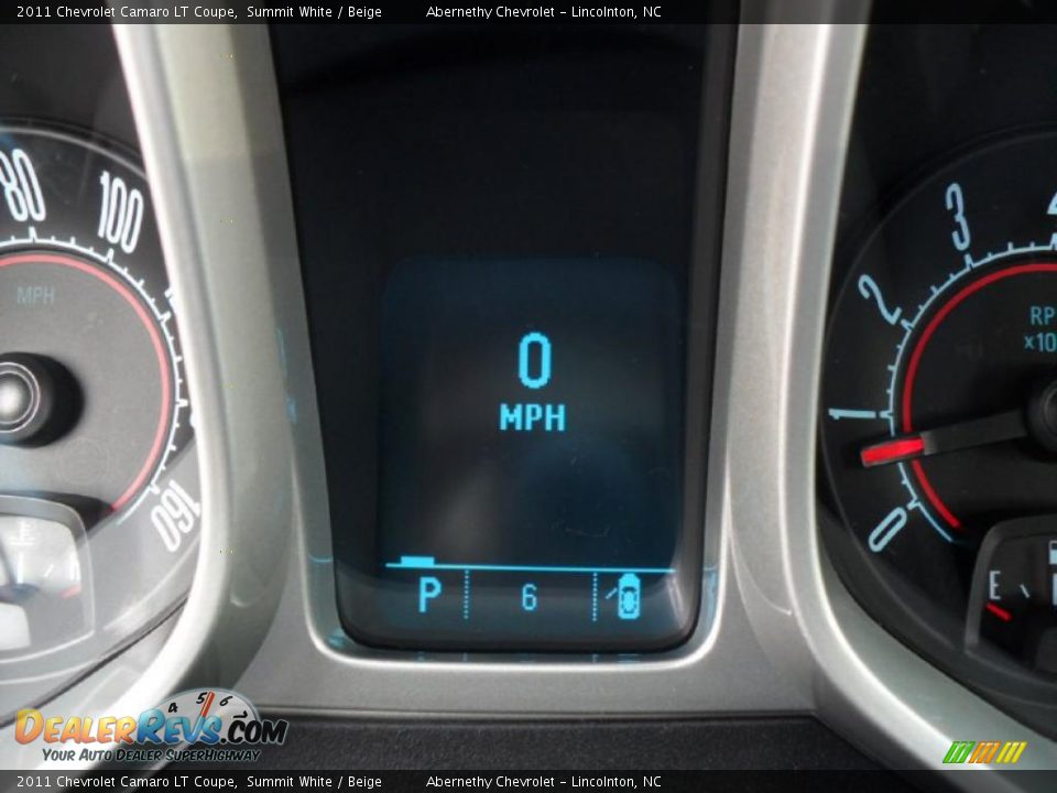 2011 Chevrolet Camaro LT Coupe Summit White / Beige Photo #15