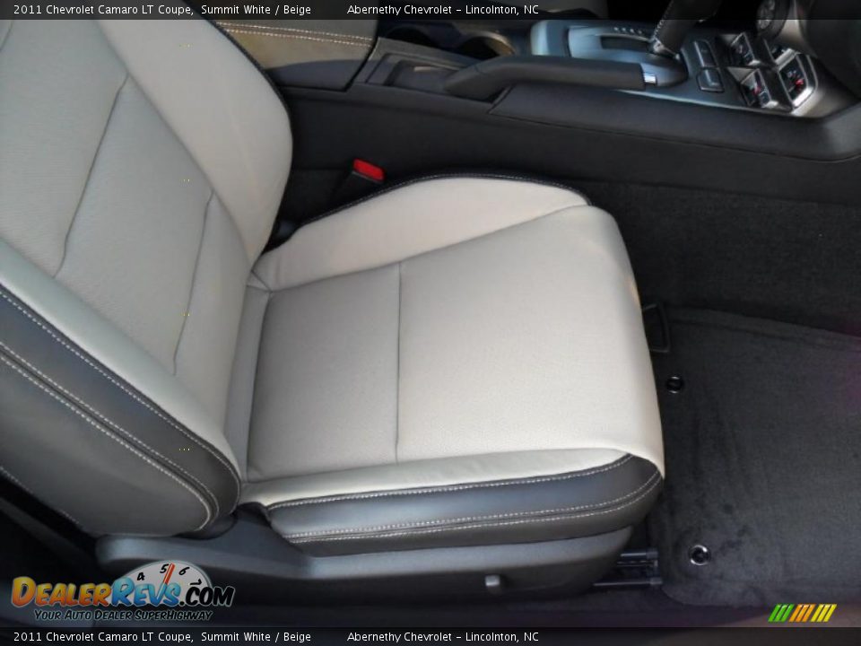 2011 Chevrolet Camaro LT Coupe Summit White / Beige Photo #19