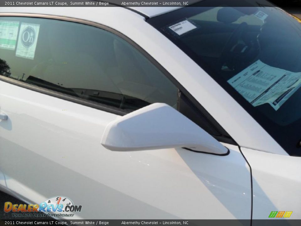 2011 Chevrolet Camaro LT Coupe Summit White / Beige Photo #22