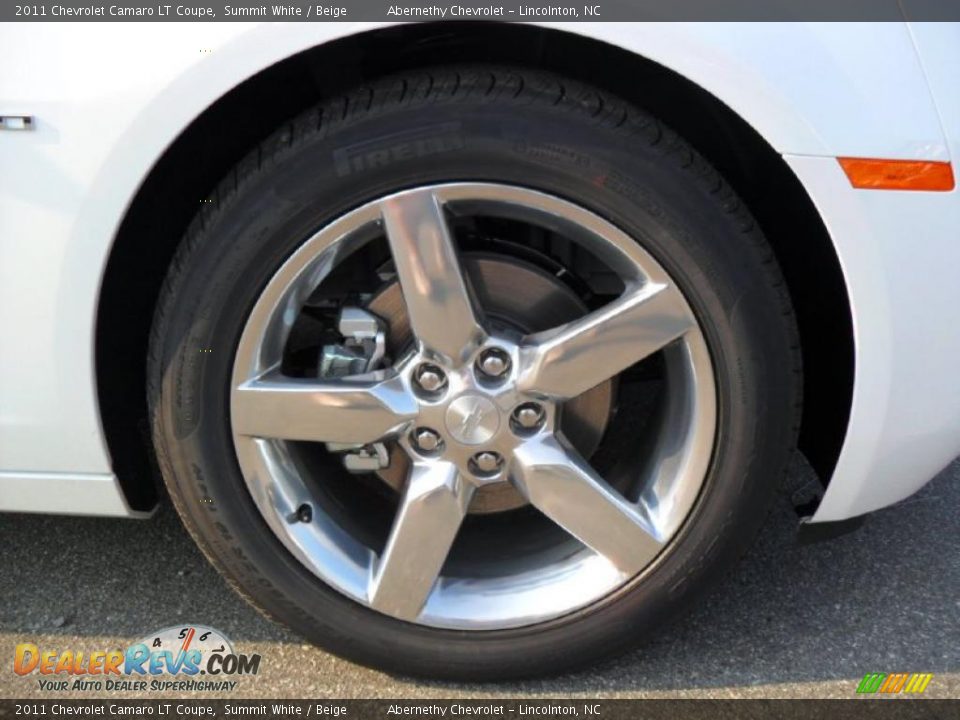 2011 Chevrolet Camaro LT Coupe Summit White / Beige Photo #23