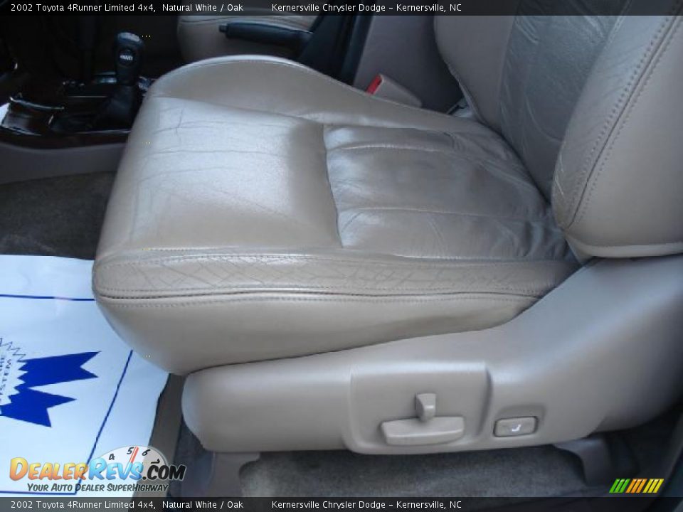 2002 Toyota 4Runner Limited 4x4 Natural White / Oak Photo #10