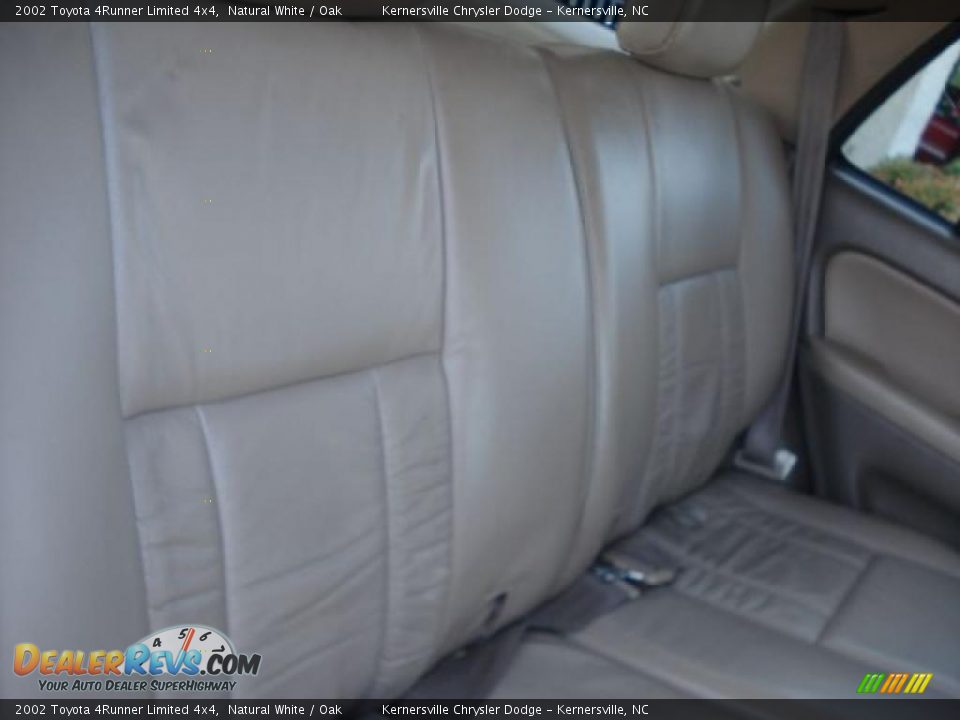 2002 Toyota 4Runner Limited 4x4 Natural White / Oak Photo #14