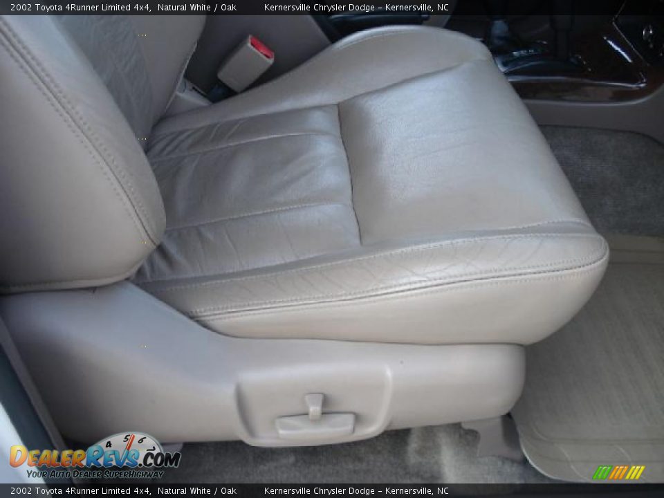 2002 Toyota 4Runner Limited 4x4 Natural White / Oak Photo #17