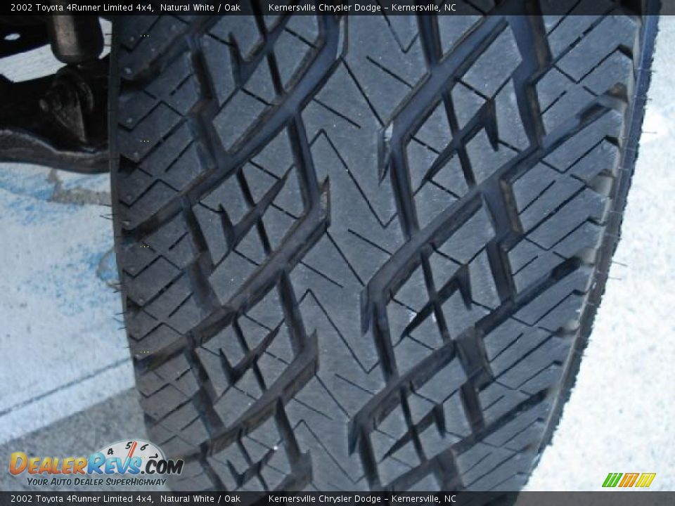 2002 Toyota 4Runner Limited 4x4 Natural White / Oak Photo #20