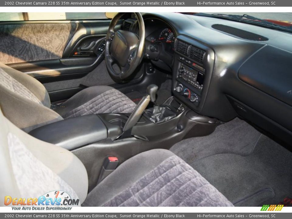 2002 Chevrolet Camaro Z28 SS 35th Anniversary Edition Coupe Sunset Orange Metallic / Ebony Black Photo #13