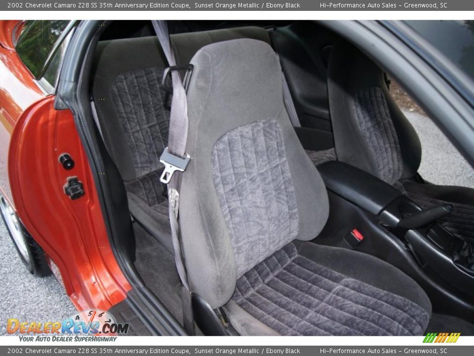 2002 Chevrolet Camaro Z28 SS 35th Anniversary Edition Coupe Sunset Orange Metallic / Ebony Black Photo #15