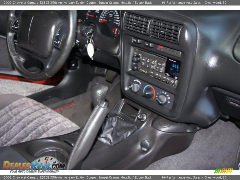 2002 Chevrolet Camaro Z28 SS 35th Anniversary Edition Coupe Sunset Orange Metallic / Ebony Black Photo #17
