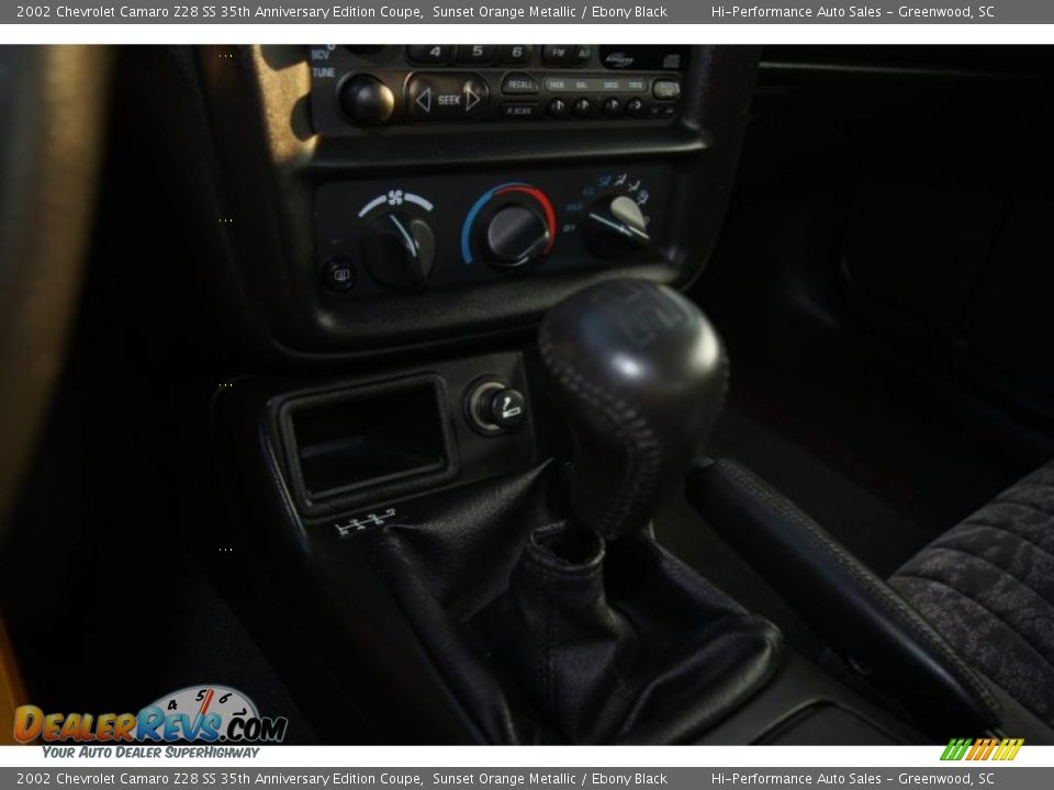 2002 Chevrolet Camaro Z28 SS 35th Anniversary Edition Coupe Sunset Orange Metallic / Ebony Black Photo #18