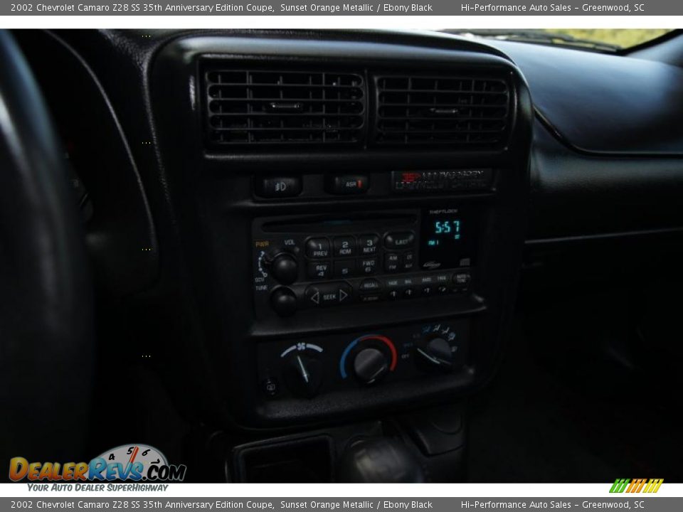 2002 Chevrolet Camaro Z28 SS 35th Anniversary Edition Coupe Sunset Orange Metallic / Ebony Black Photo #21