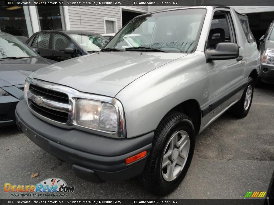 2003 Chevrolet Tracker Convertible Silverleaf Metallic / Medium Gray Photo #1