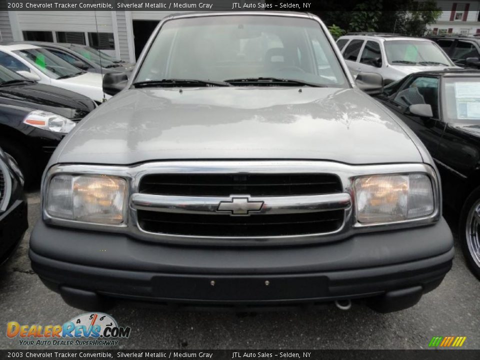 2003 Chevrolet Tracker Convertible Silverleaf Metallic / Medium Gray Photo #2