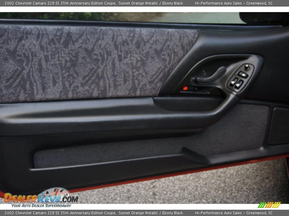 2002 Chevrolet Camaro Z28 SS 35th Anniversary Edition Coupe Sunset Orange Metallic / Ebony Black Photo #23