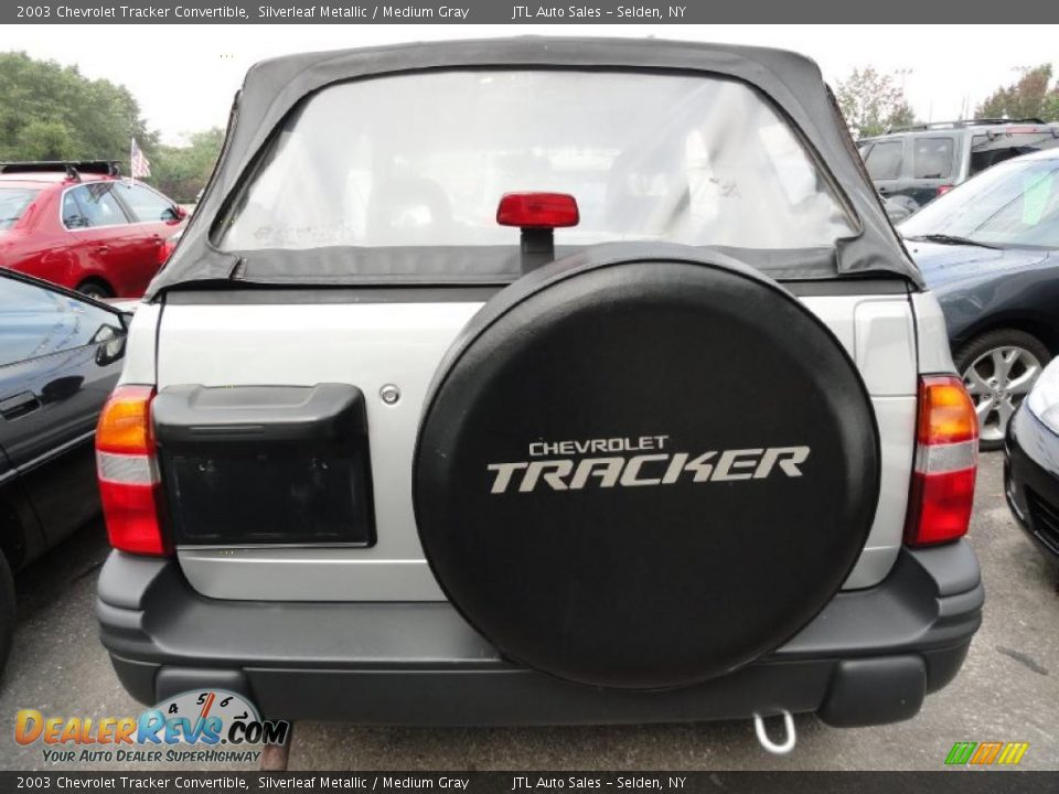 2003 Chevrolet Tracker Convertible Silverleaf Metallic / Medium Gray Photo #4