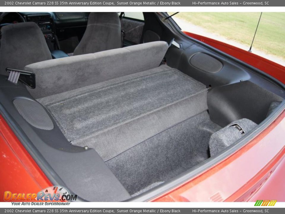 2002 Chevrolet Camaro Z28 SS 35th Anniversary Edition Coupe Sunset Orange Metallic / Ebony Black Photo #25