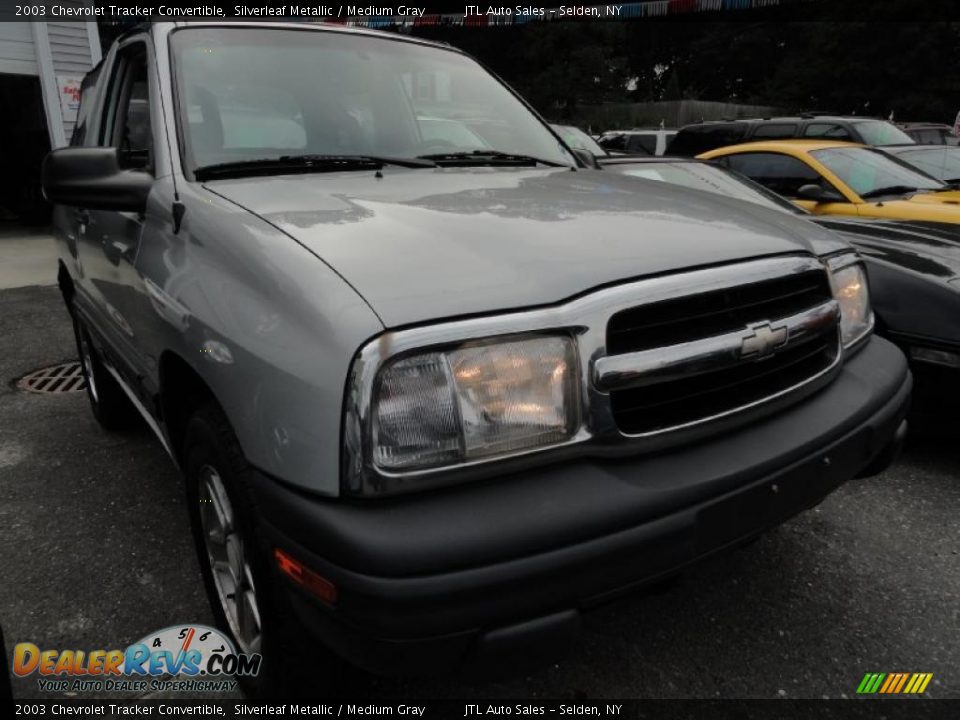 2003 Chevrolet Tracker Convertible Silverleaf Metallic / Medium Gray Photo #6