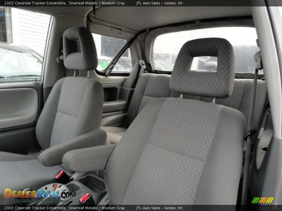 2003 Chevrolet Tracker Convertible Silverleaf Metallic / Medium Gray Photo #8