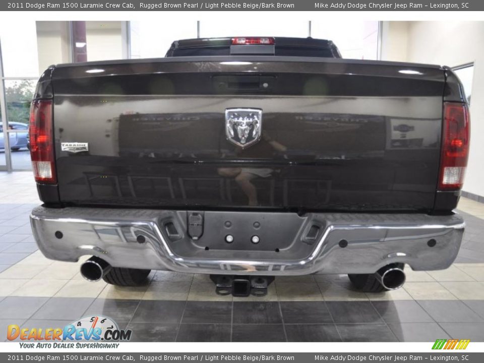 2011 Dodge Ram 1500 Laramie Crew Cab Rugged Brown Pearl / Light Pebble Beige/Bark Brown Photo #6