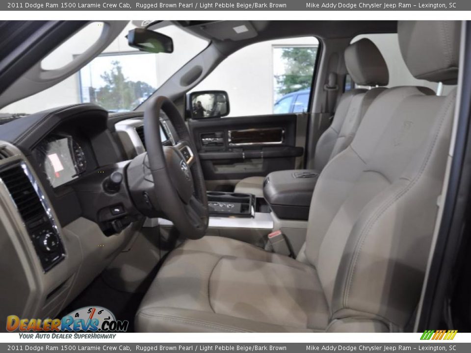 2011 Dodge Ram 1500 Laramie Crew Cab Rugged Brown Pearl / Light Pebble Beige/Bark Brown Photo #12
