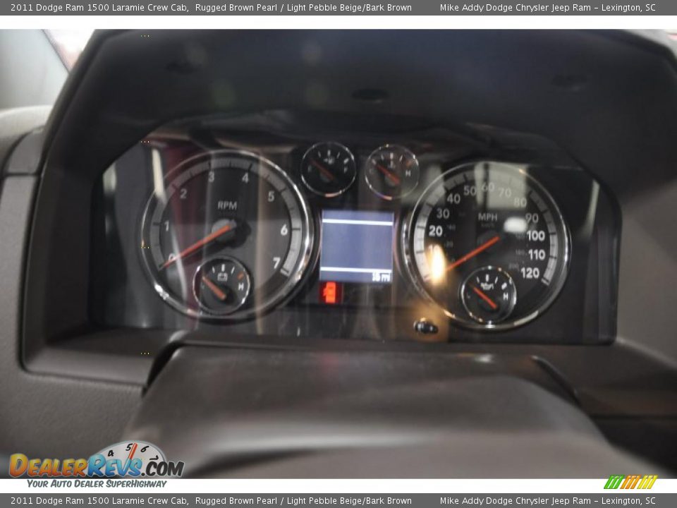 2011 Dodge Ram 1500 Laramie Crew Cab Rugged Brown Pearl / Light Pebble Beige/Bark Brown Photo #13