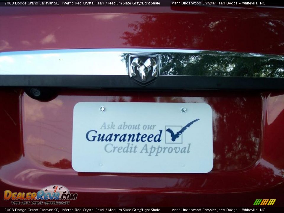 2008 Dodge Grand Caravan SE Inferno Red Crystal Pearl / Medium Slate Gray/Light Shale Photo #18