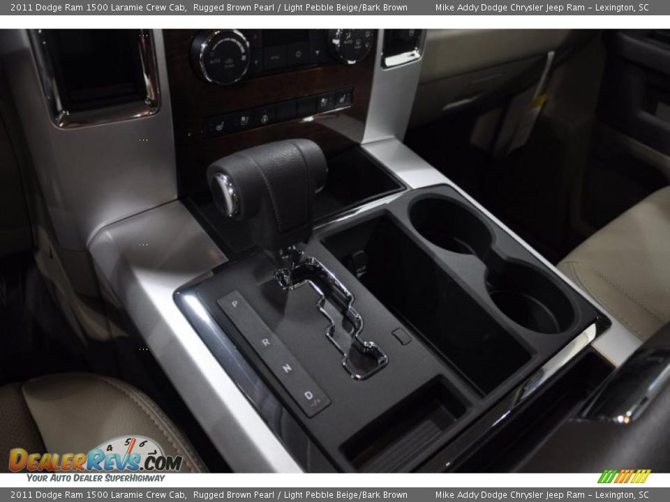 2011 Dodge Ram 1500 Laramie Crew Cab Rugged Brown Pearl / Light Pebble Beige/Bark Brown Photo #17