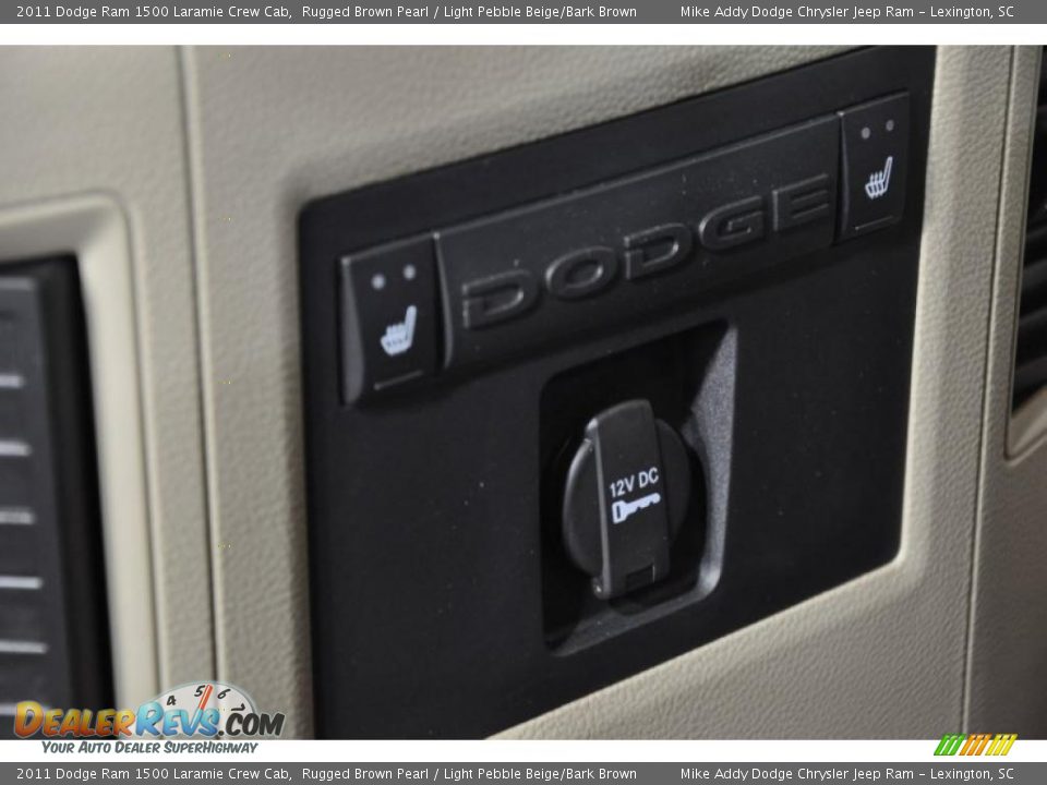 2011 Dodge Ram 1500 Laramie Crew Cab Rugged Brown Pearl / Light Pebble Beige/Bark Brown Photo #22