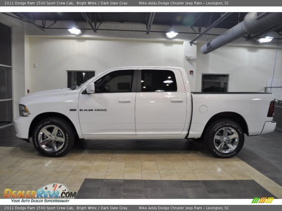 2011 Dodge Ram 1500 Sport Crew Cab Bright White / Dark Slate Gray Photo #1