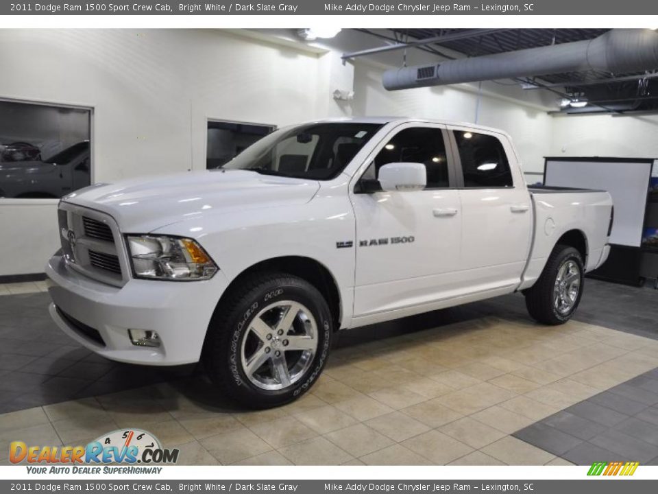 2011 Dodge Ram 1500 Sport Crew Cab Bright White / Dark Slate Gray Photo #2