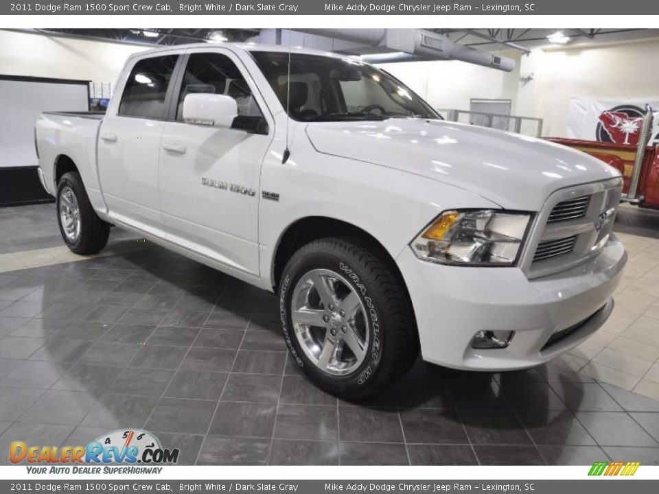 2011 Dodge Ram 1500 Sport Crew Cab Bright White / Dark Slate Gray Photo #4