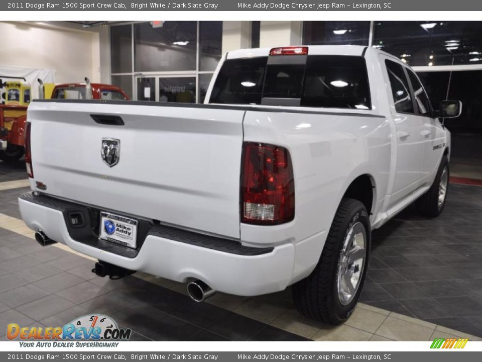 2011 Dodge Ram 1500 Sport Crew Cab Bright White / Dark Slate Gray Photo #5