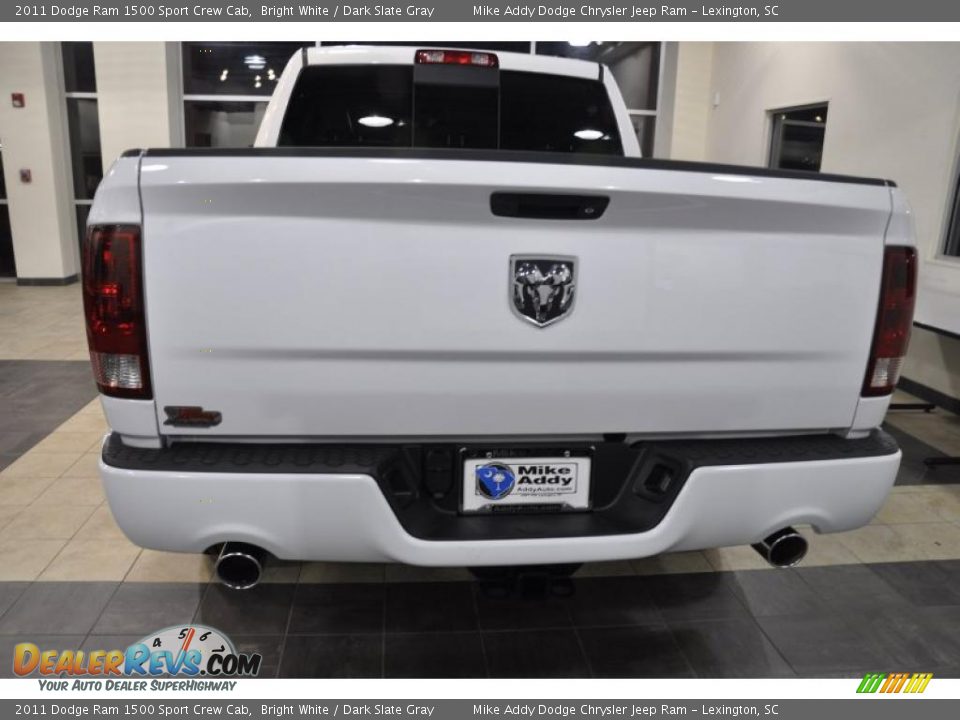 2011 Dodge Ram 1500 Sport Crew Cab Bright White / Dark Slate Gray Photo #6