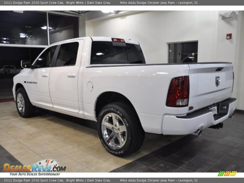 2011 Dodge Ram 1500 Sport Crew Cab Bright White / Dark Slate Gray Photo #7