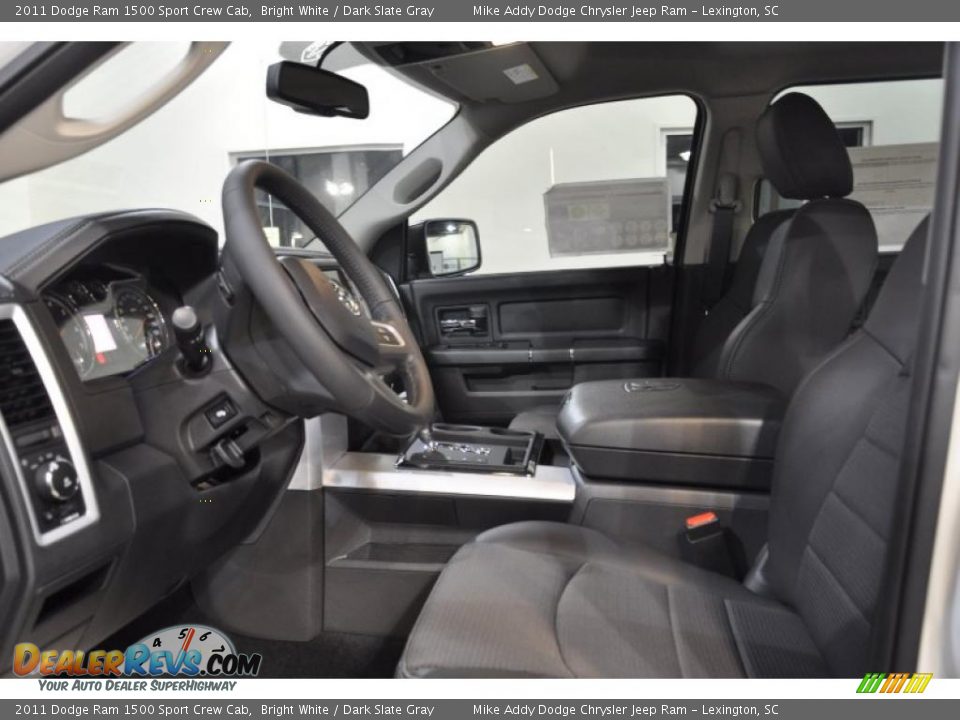 2011 Dodge Ram 1500 Sport Crew Cab Bright White / Dark Slate Gray Photo #11