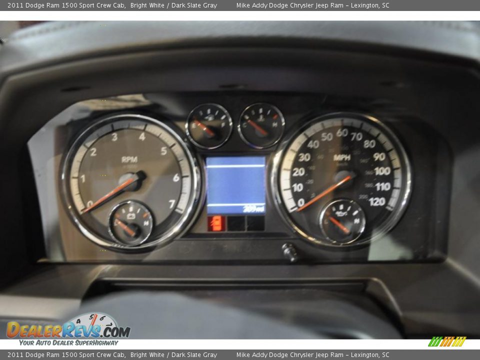 2011 Dodge Ram 1500 Sport Crew Cab Bright White / Dark Slate Gray Photo #12